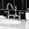 Kingston Brass KS3911AL Restoration Bathroom Bridge Faucet, Polished Chrome KS3911AL - alternate 3